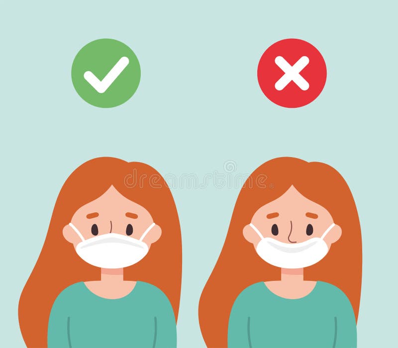 How To Wear Mask Clipart Old Man Wear Face Mask Royalty Free Vector