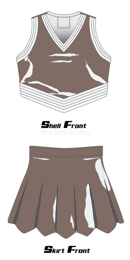cheerleader uniform template
