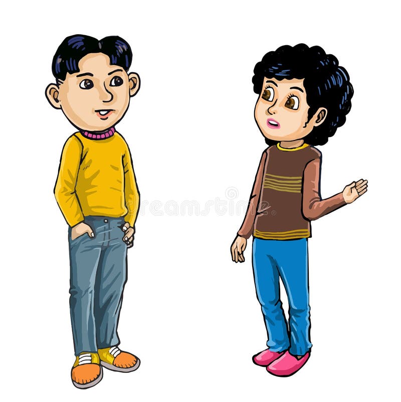 Cartoon Boy Girl Talking Stock Illustrations 3 145 Cartoon Boy Girl Talking Stock Illustrations Vectors Clipart Dreamstime