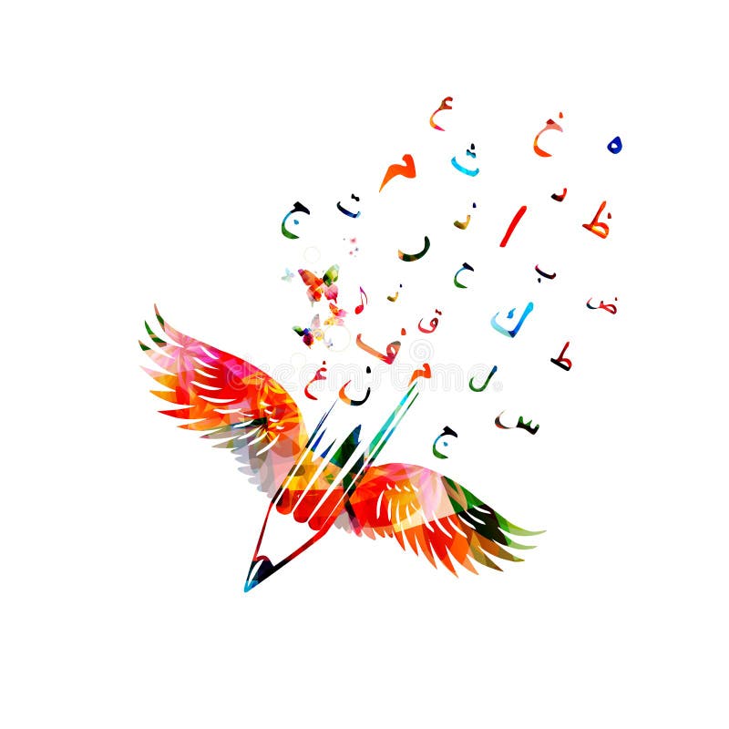 Calligraphy Pencil Arabic Stock Illustrations 113 Calligraphy Pencil