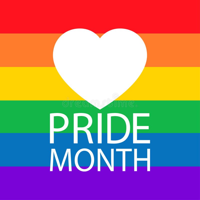 LGBT Pride Month in June.Poster, Card, Banner and Background. Vector ...