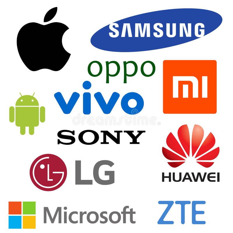 Smartphone Producers Logos Stock Illustrations – 2 Smartphone ...