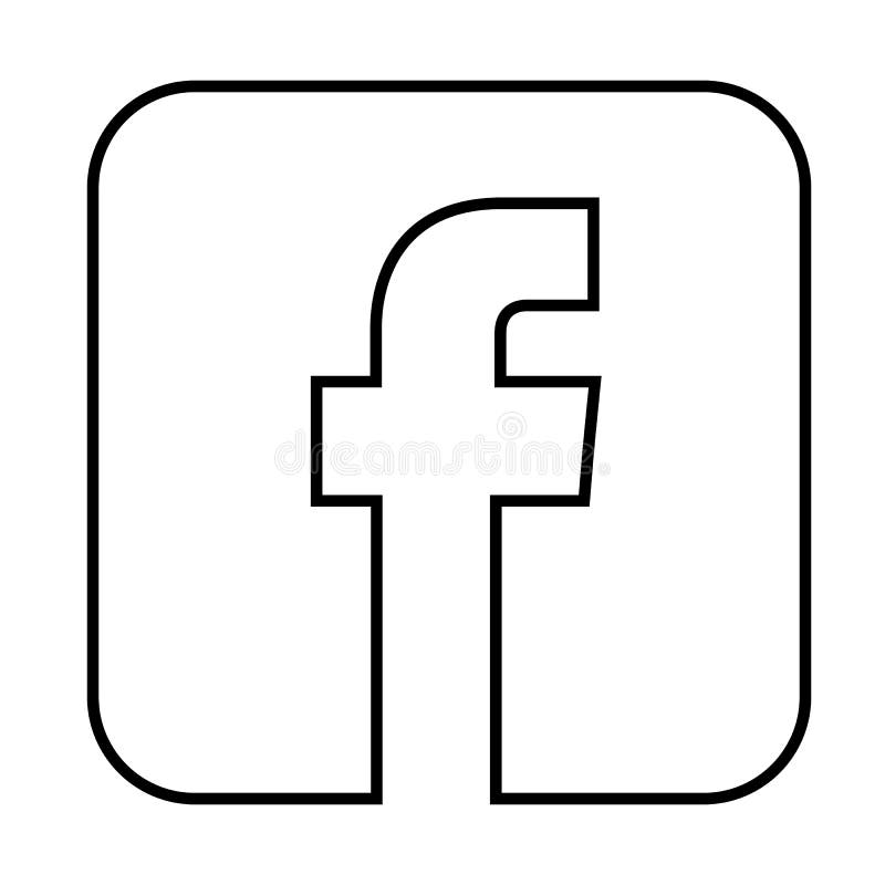 Facebook Icon Popular Social Media Logo Icon Facebook Element Vector