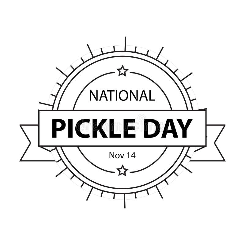 Pickle Icons Set, Flat Style Stock Vector Illustration of lettuce