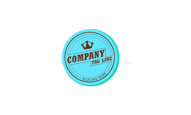 Simple Flat Cake Logo Design Template Stock Vector - Illustration of ...