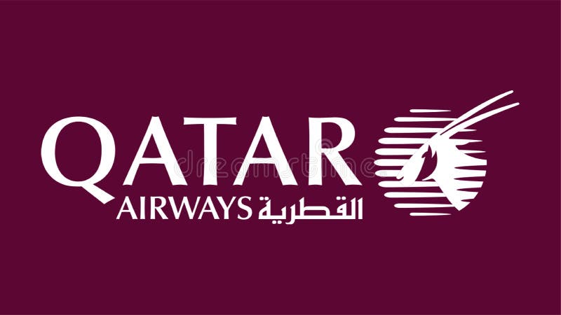 Qatar Airways Logo on White Background Editorial Photo ...