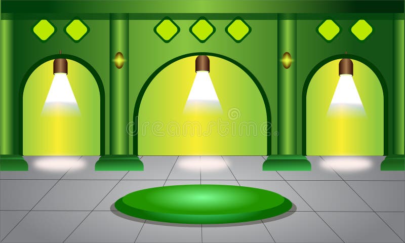 Islamic stage background stock vector. Illustration of level - 205586744