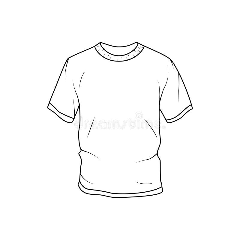 T shirt vector stock vector. Illustration of mockup - 207293542