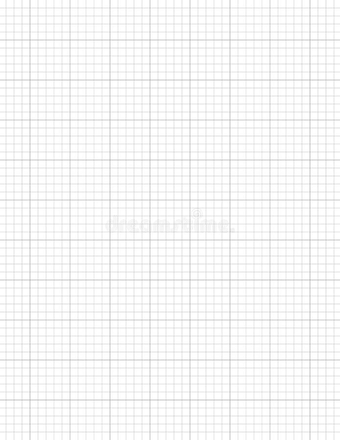 GRAPH 5x5 per inch. Graph Paper Notebook.  Quad Ruled. Grid Paper for Composition Notebook for School,College students, math, scie vector illustration