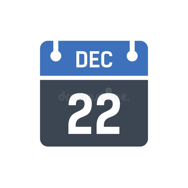 December 22 Calendar, Date, Interface, Time Icon, Web,
