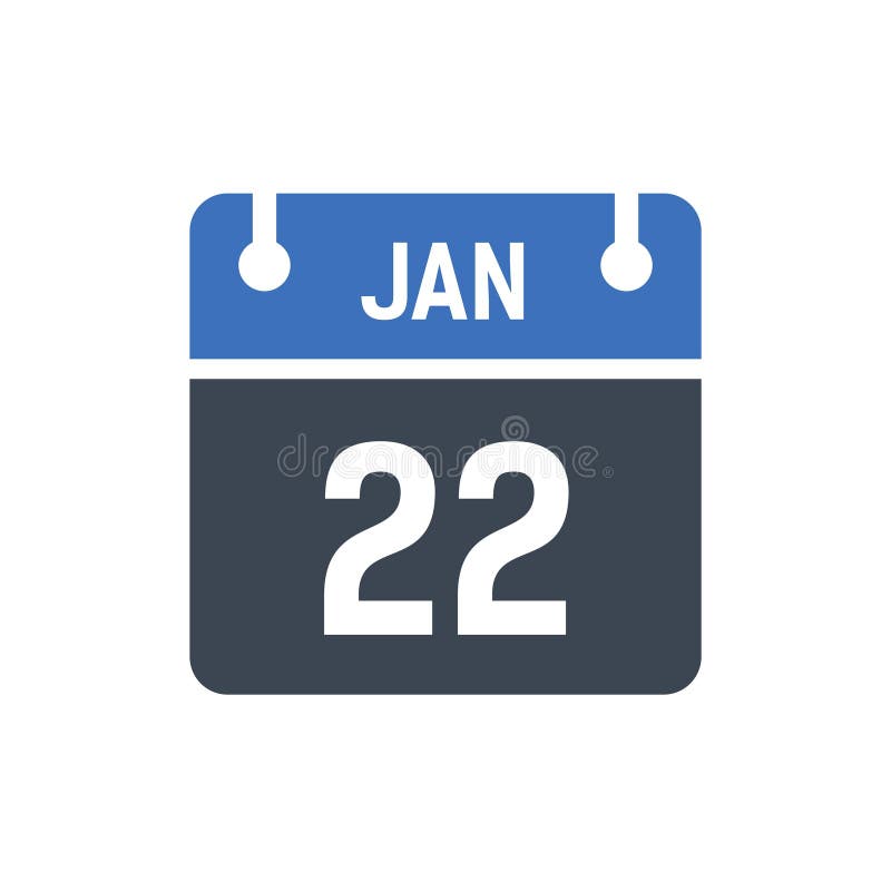 January 22 Calendar, Date, Interface, Time Icon, Web, Setting