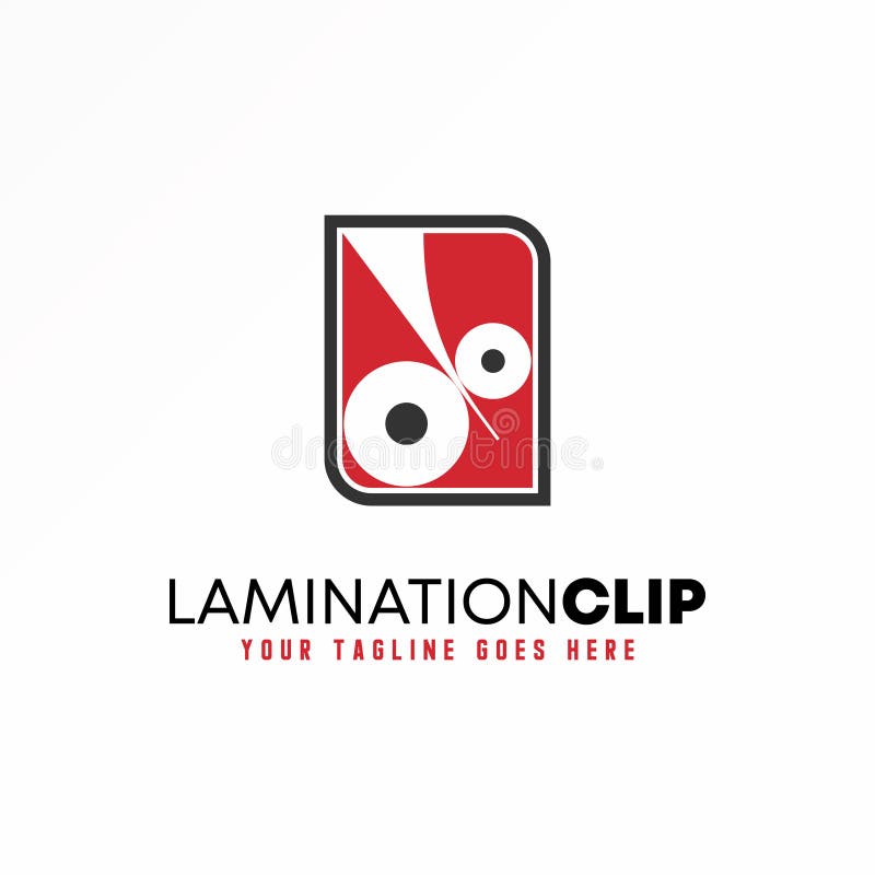 Laminate Logo Abstract Concept. Roll or Roller Design. Stock Vector