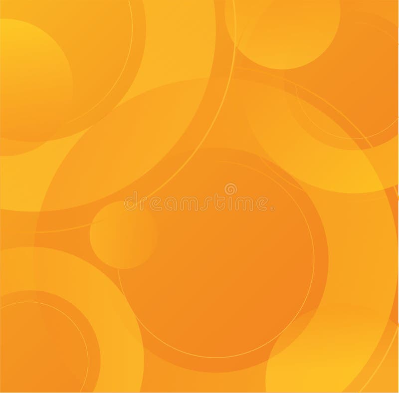 Abstract circles yellow background vector illustration royalty free illustration