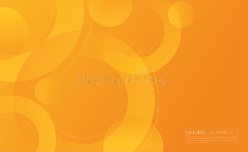 Abstract circles yellow background vector illustration vector illustration