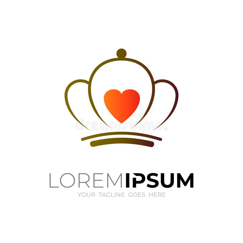 Crown and Jewelry Logo Design Combination Stock Vector Illustration of letter, logo 213124217