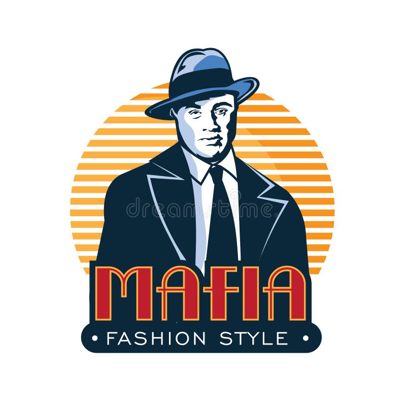 Premium Vector  Mafia with gun logo illustration
