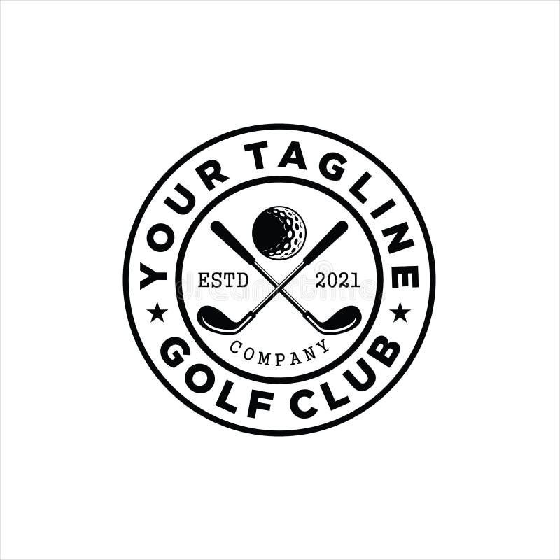Golf Club Sport Icons and Badges. Vector Symbols of Golf Stock Vector