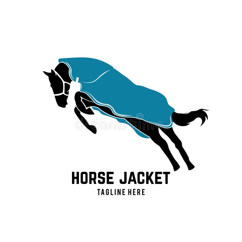 Horse with Rug Vector Logo Design Stock Vector Illustration of