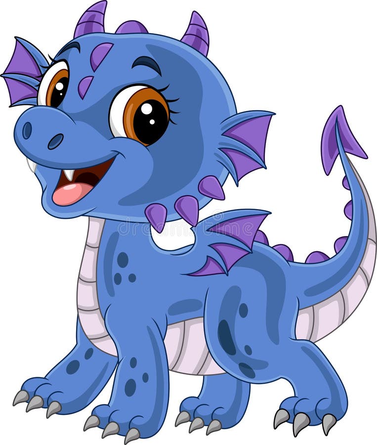 Cartoon Funny Blue Baby Dragon Posing Stock Vector - Illustration of fantasy, funny: 220810738 Cartoon Funny Blue Baby Dragon Posing Stock Vector - Illustration of fantasy, funny: 220810738