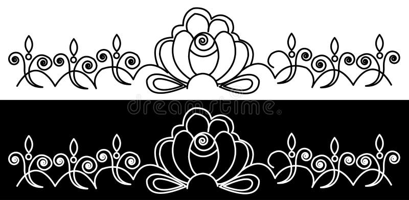 Kolam Border Stock Illustrations – 786 Kolam Border Stock Illustrations ...