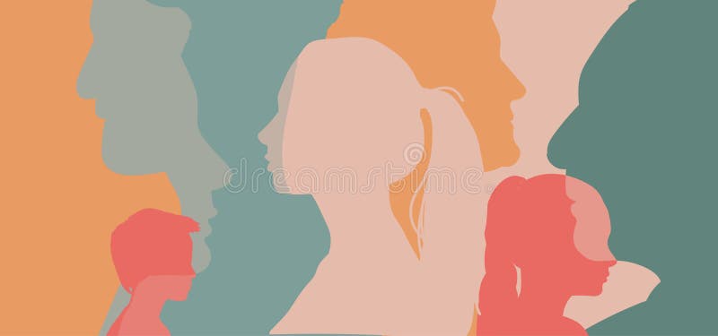 Influences of family environment on personality traits. conversation and impact on relationship with relatives, children vector illustration