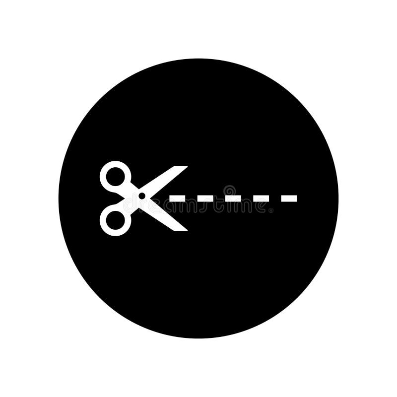 Cut Here Scissors Stock Illustrations 648 Cut Here Scissors Stock