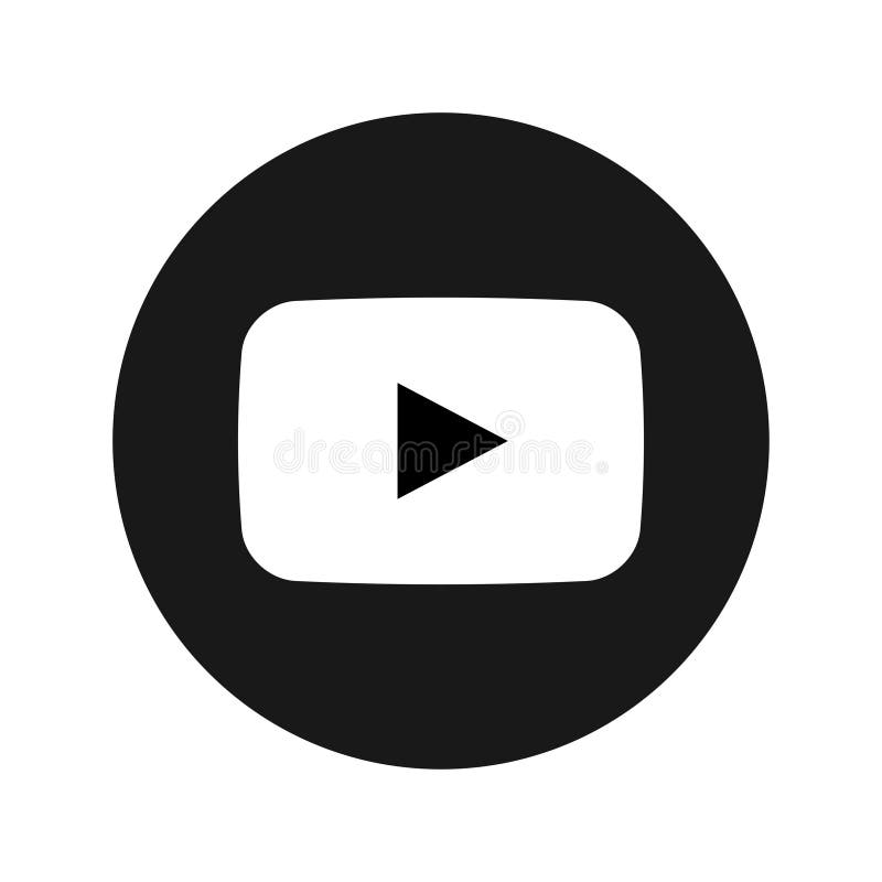 Biểu tượng Youtube đen trắng rất đơn giản nhưng đầy tinh tế. Hãy nhấn vào hình này để cảm nhận sự tinh tế và độc đáo của nó!