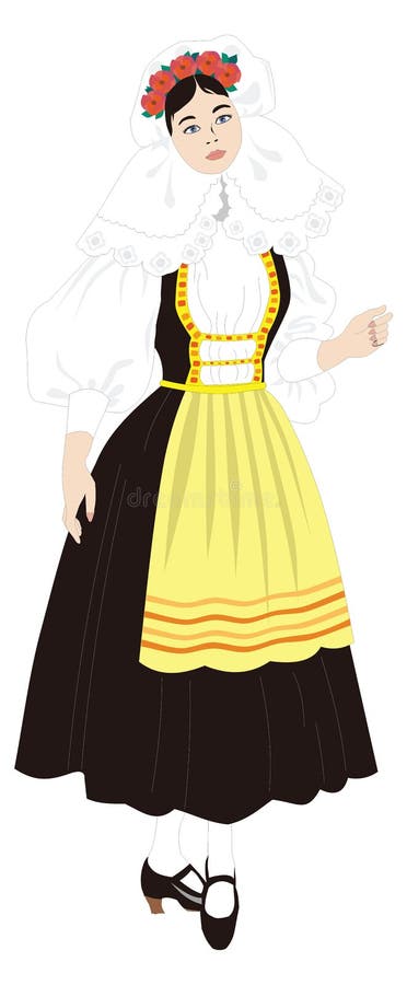 Costume Greek National Stock Illustrations – 204 Costume Greek National ...