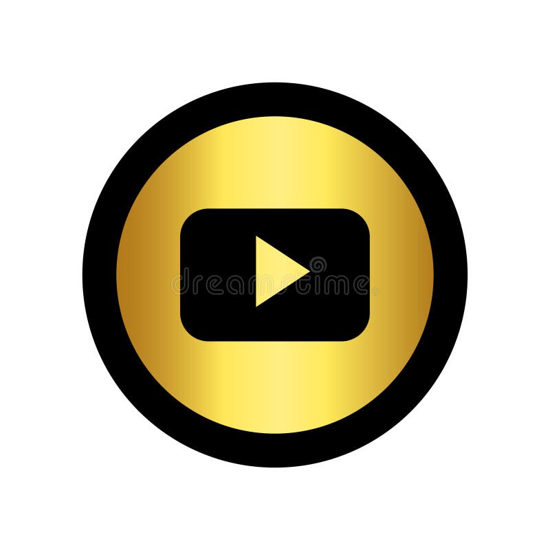 Youtube Logo Gold Stock Illustrations 47 Youtube Logo Gold Stock Illustrations Vectors Clipart Dreamstime