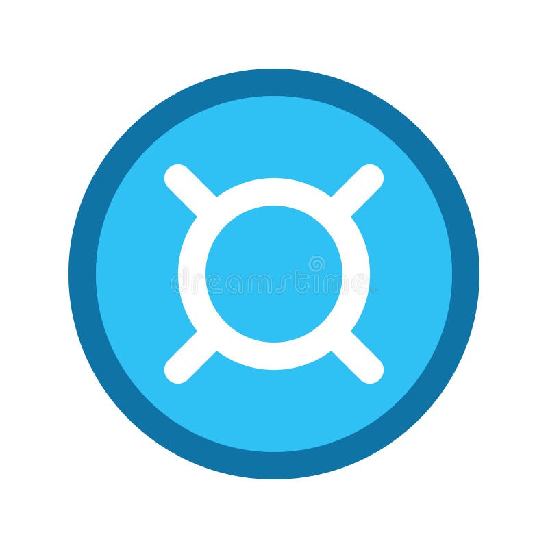 Generic Currency Filled Line Style Icon vector illustration