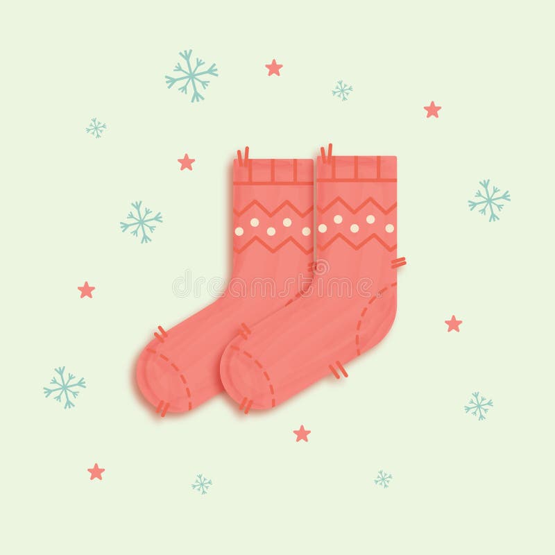 Wool Socks stock vector. Illustration of christmas, laundry 10093444