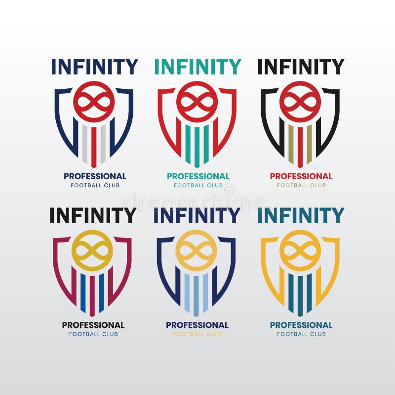 Infinity Professional Football Club Logo Stock Illustration