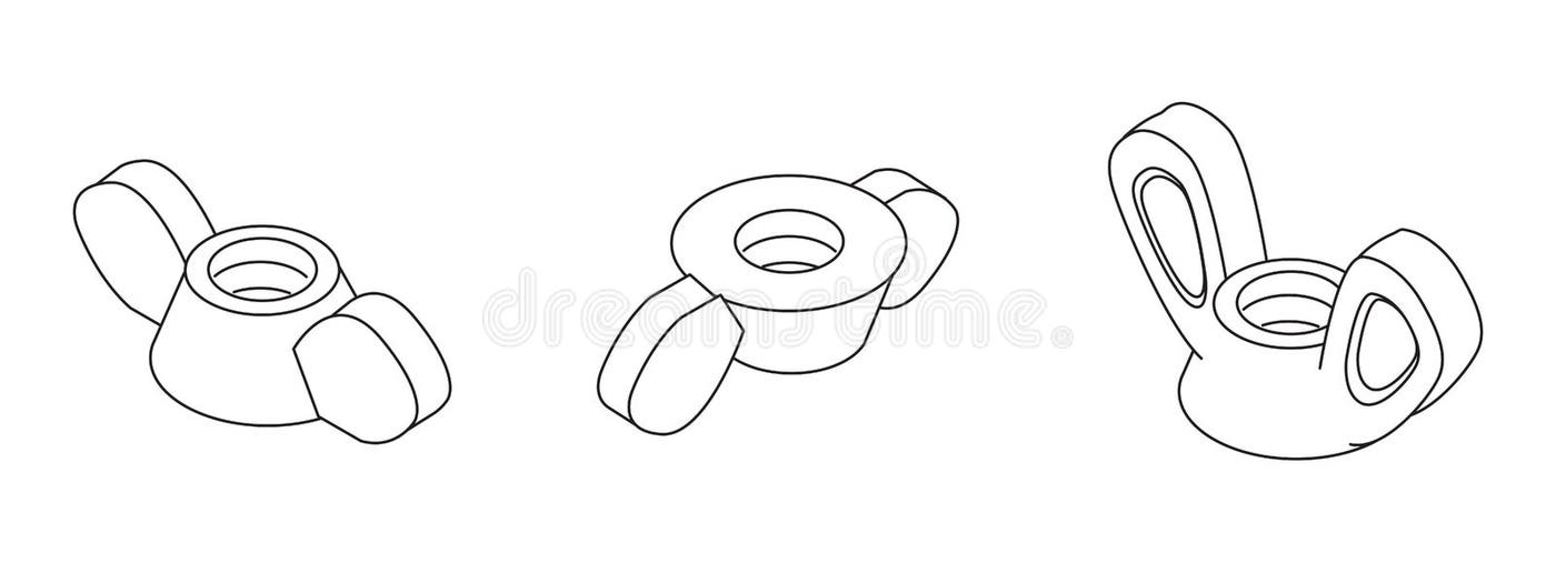 Wingnut Stock Illustrations 24 Wingnut Stock Illustrations, Vectors