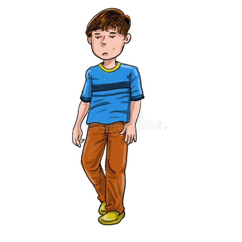 Cartoon Boy Walk Sad Stock Illustrations – 125 Cartoon Boy Walk Sad Stock  Illustrations, Vectors & Clipart - Dreamstime