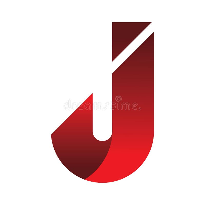 Initial J Latter Logo Design Stock Vector - Illustration of logotype ...