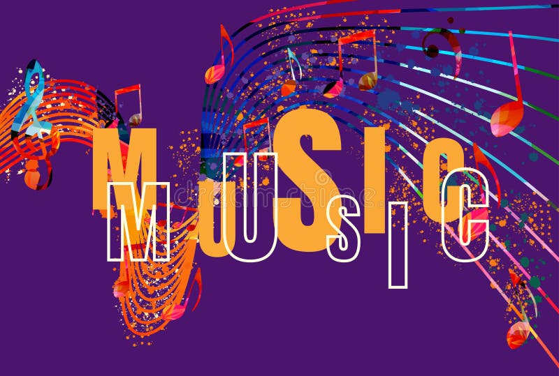 Music Poster for Live Concert Events, Music Festivals and Shows Banner