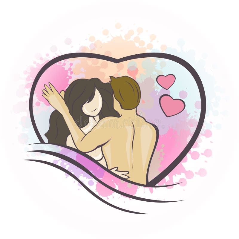 The Couple Lover Have Romantic Sex and Intercourse Cartoon Art - Vector  Stock Vector - Illustration of heart, decoration: 242244983