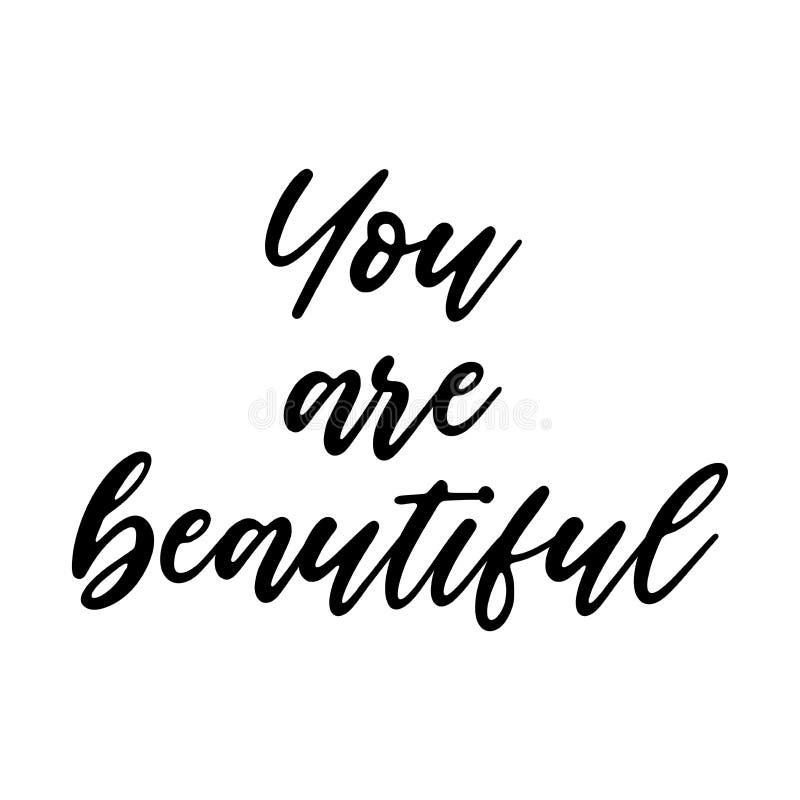 You are beautiful stock vector. Illustration of astounding 243741786