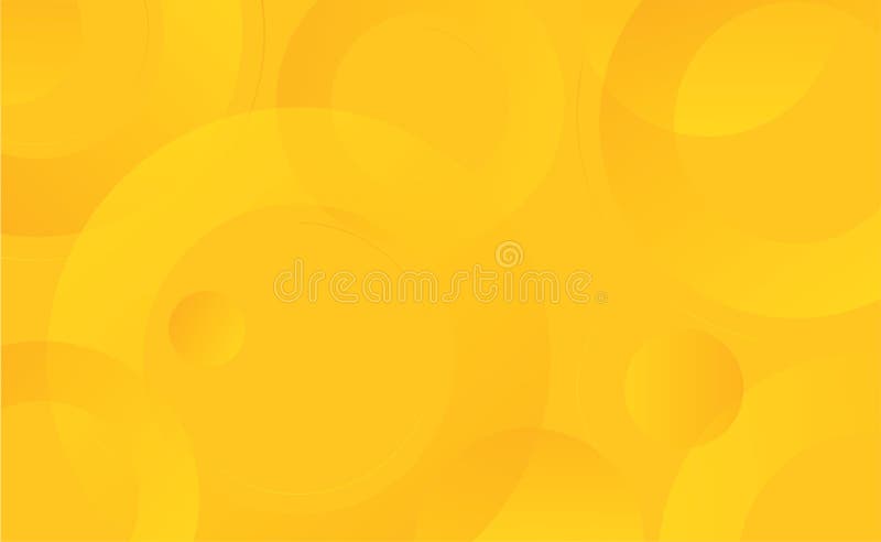 Abstract circles yellow background vector illustration royalty free illustration