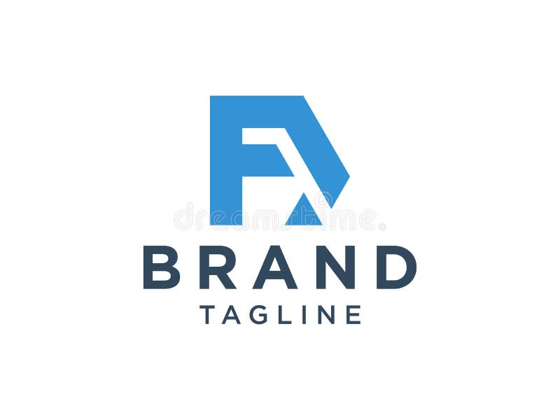 Letter F Finance Business Logo. Flat Vector Logo Design Template ...