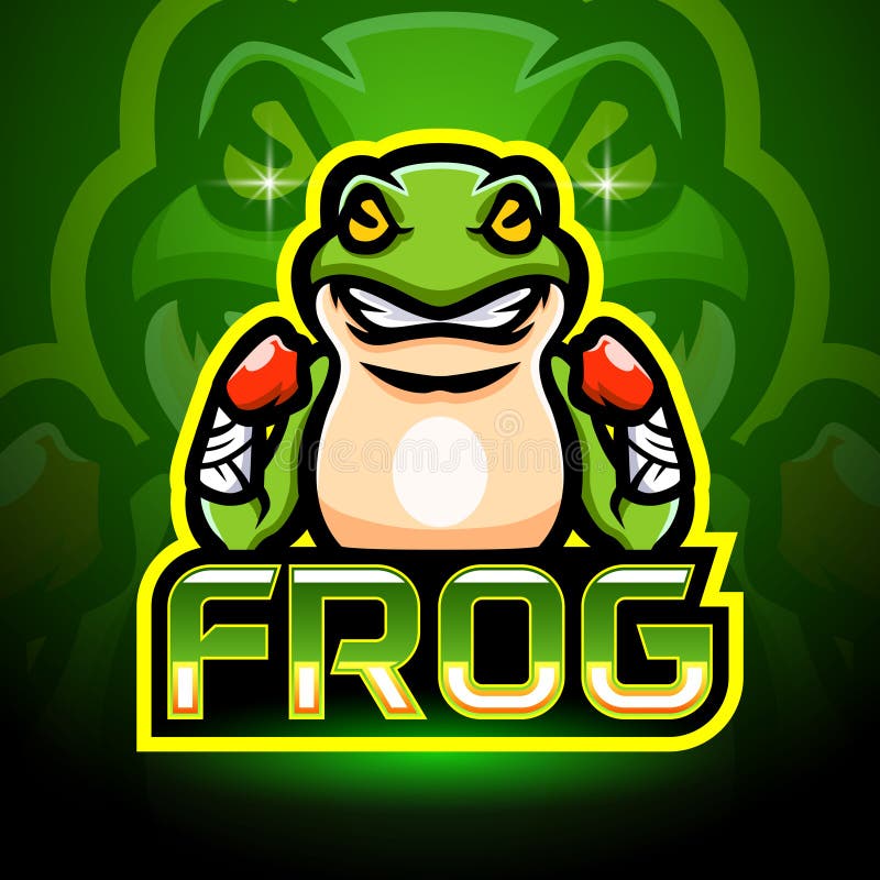 Frog Mascot Logo Design Vector With Modern Illustration Concept Style ...