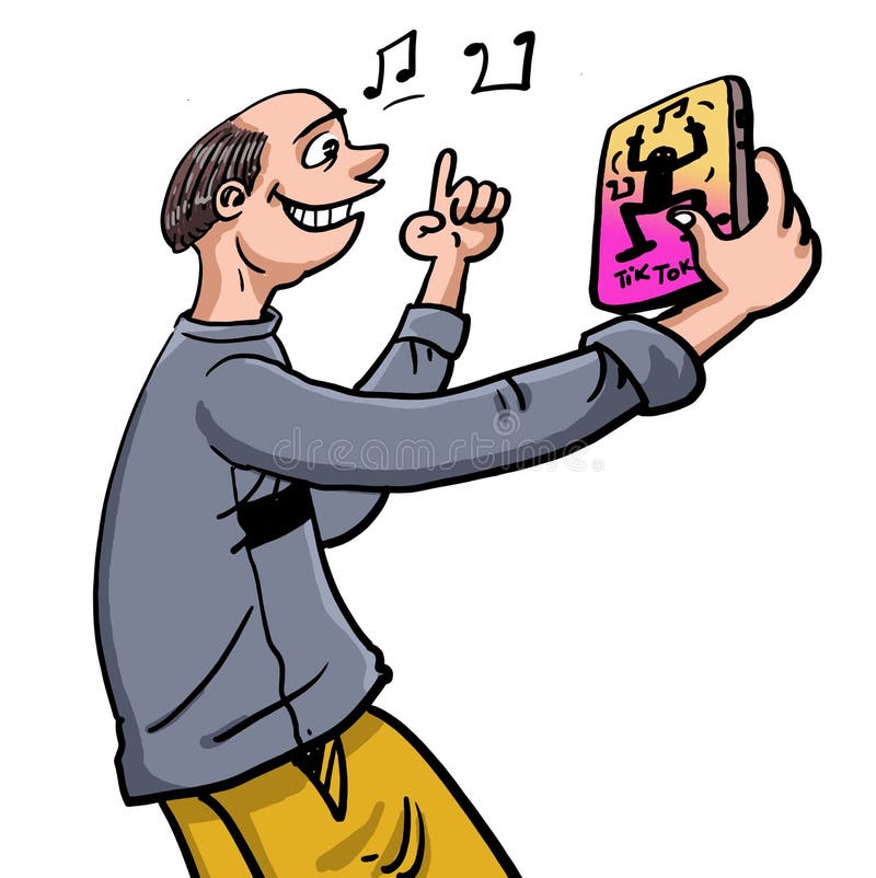 Tik Tok Cartoon Stock Illustrations 216 Tik Tok Cartoon Stock