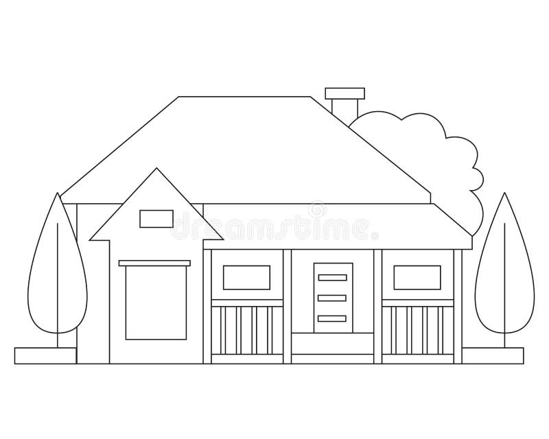 Modern House Coloring Book Page Design Easy House Coloring Book Kids modern-house-coloring-book-page-design-easy-house-coloring-book-kids