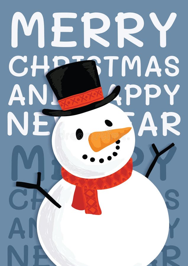 Cute Christmas Card Design Vector Stock Vector Illustration of greeting, claus 254894410