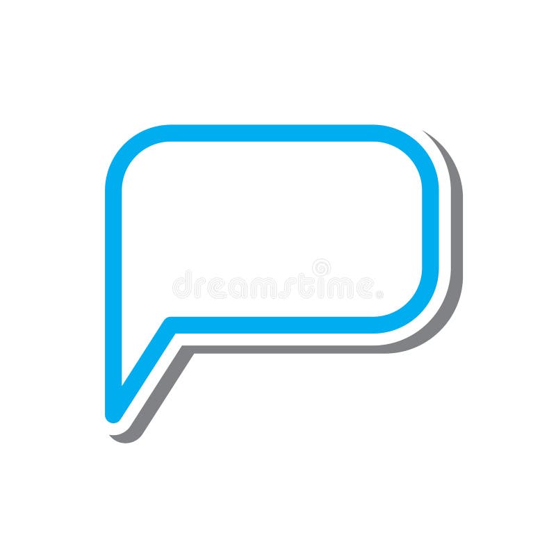 Cartoon word bubble stock illustration. Illustration of bubble 260015912