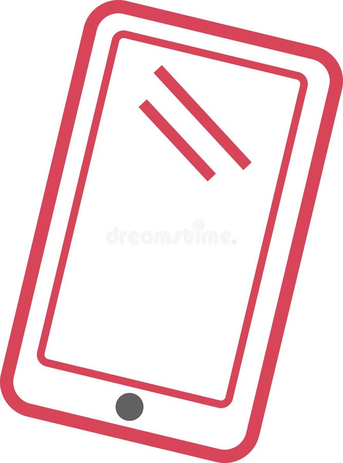 Pink Telephone icon stock vector. Illustration of telephone 260647147