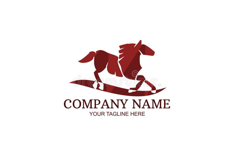 Horse Company Logo Vector Illustration. Suitable for Business Company