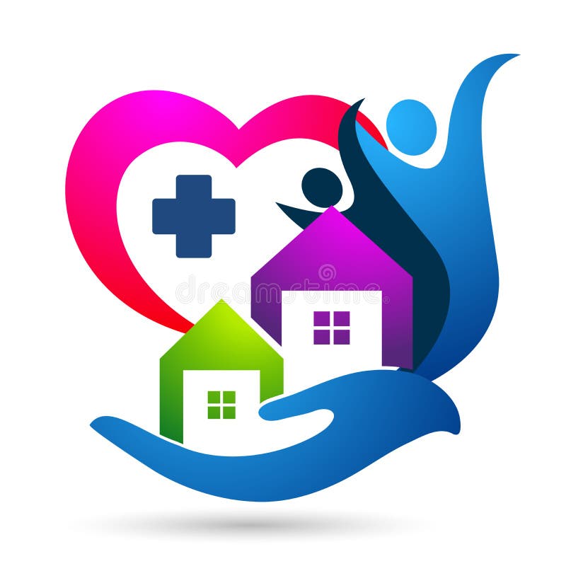 Heart Care Family Medical Cross Heart Health Care Home Family People