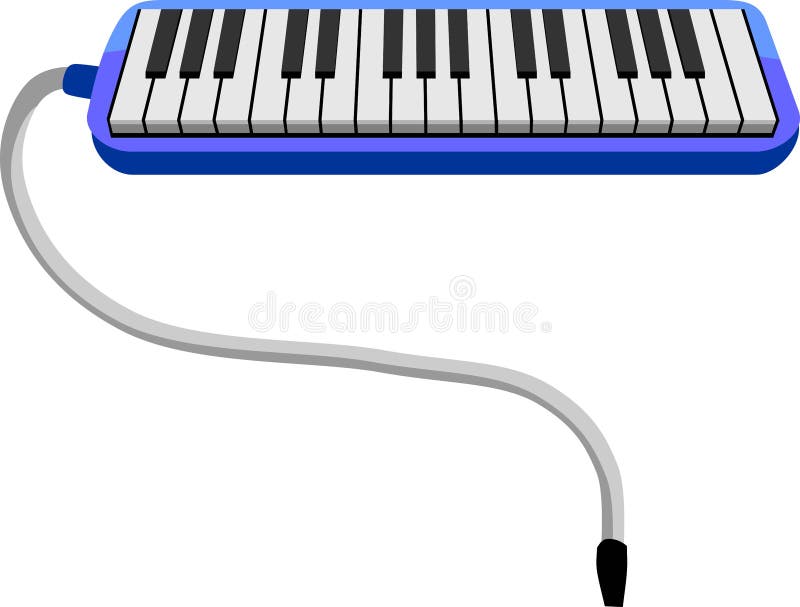 Melodica Keyboard Music Instrument Vector Stock Vector Illustration