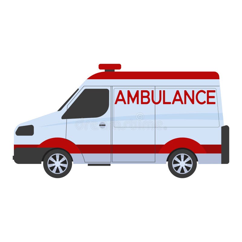 White ambulance car. stock illustration. Illustration of doctor 268777533